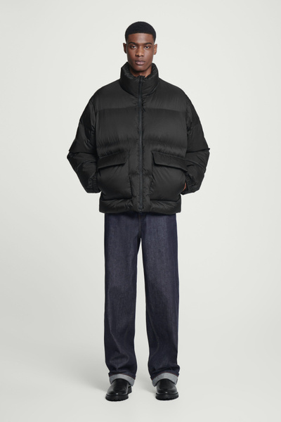 COS SHORT PUFFER JACKET BLACK ダウンジャケット COS SHORT PUFFER JACKET BLACK ダウンジャケット