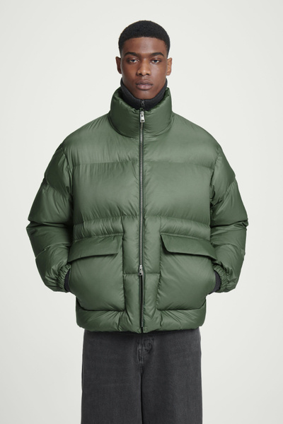 【BITTER CELLS】Small Block Puffer Jacket-Green★関税込★ 6623_7c10e66ec4.jpg