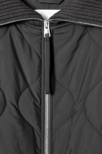 ジャケット・アウター COS Ribbed-Collar Puffer Jacket RIBBED-COLLAR PUFFER JACKET - NAVY | COS US