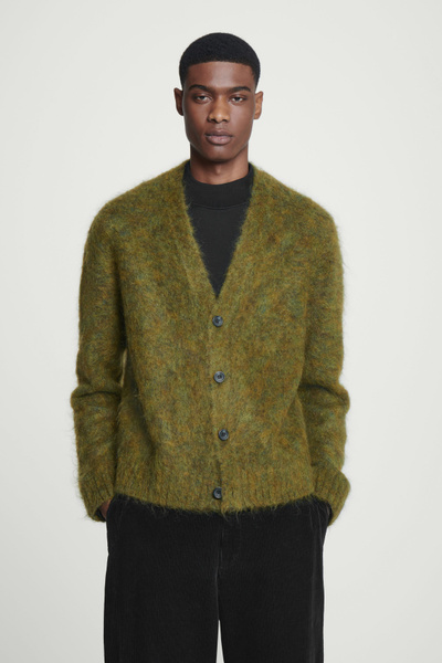 トップス Mohair Cardigan Military Green M the real mccoy's | jm mohair cardigan mint – stuf|f-official