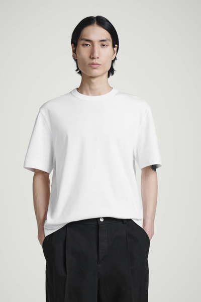 Tシャツ・カットソー HARTFORD SS22 White cotton shirt (AX62300 01) Hartford White Cotton Shirt | italist