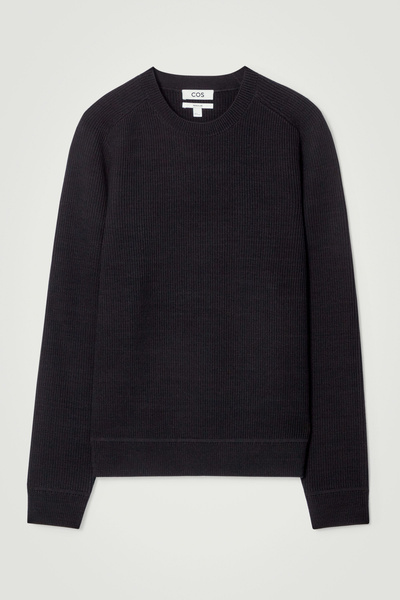 トップス ENNOY / MERINO WOOL SWEATER (BLACK) M ENNOY Merino Wool Sweater 