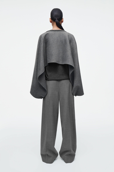 【関税&送料込】Mm Studio Grey Wool Hildestd Cape Kapital 30/-Swt Knit X Fur Grizzly Sweatshirt ('Em Kountry