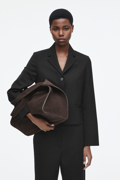 ALCOVE TOTE BAG - LEATHER - BROWN | COS