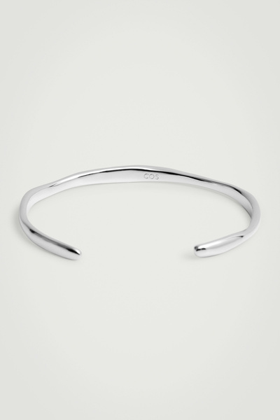 SLIM STERLING SILVER CUFF - SILVER | COS