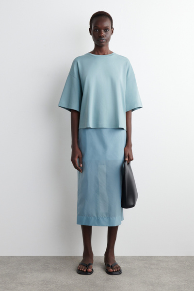 Tシャツ・カットソー OAMC Light-Blue Cotton Oversize T-Shirt bmm82837_light blue_xl?w=537&