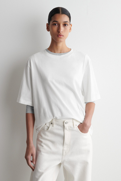 Tシャツ・カットソー HERNO Woman T-Shirt White JG000178D52009 1021 22766617_52837138_322.jpg