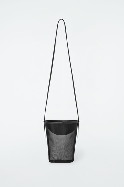 ショルダーバッグ・ポシェット RE CODE RECYCLED NYLON MESH BUCKET BAG BLACK Designer fashion, Seoul-fully created | W Concept