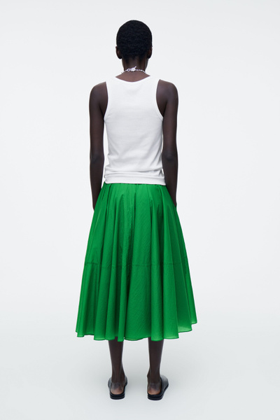 ワンピース PAROSH Women Mid Skirts LOCAD550734 022 Green 7179_c101437146.jpg