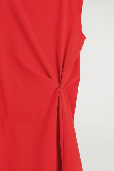 cos red dress Rent UK 10 This midi dress is crafted from lightweight Pima cotton and features a gathered bodice COS Dress With Cocoon Skirt