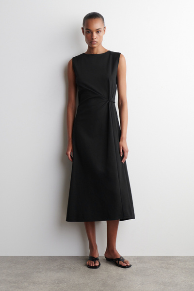 ワンピース COS TWIST-DETAIL MINI DRESS COS Twist-Detail Mini Dress | endource