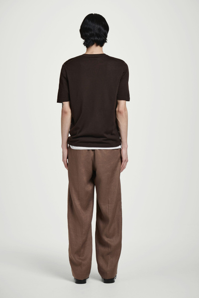 【関税&送料込み】ChloAC Brown Cotton Pants 7208_68659e7609.jpg