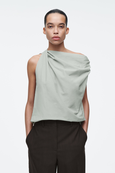 トップス S loop drape tops grey Soda top - Envelope1976
