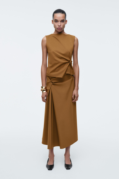 韓国商品/TREMINGBIRD Soft Drape Satin Skirt 韓国商品/TREMINGBIRD Soft Drape Satin Skirt (TREEMINGBIRD