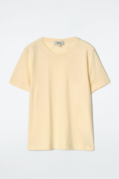 Tシャツ・カットソー CHLOE Women Tops 25AJH11170 6H1 Yellow Chloe' LOGO BABY FIT T-SHIRT (Chloe/Tシャツ・カットソー