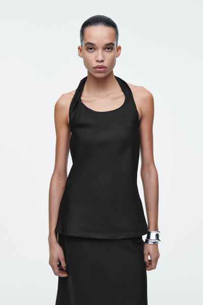 売れ筋商品|||エンドレスローズ カットソー トップス レディース Women's Linen Sleeveless Top Black/white Reformation Inez Linen Strapless Top | Saks Fifth Avenue
