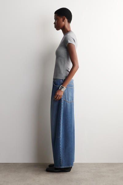 TWINE BARREL-LEG JEANS - WASHED BLUE | COS US