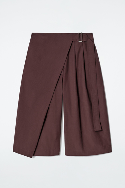 パンツ POSTELEGANT FINE COTTON TWILL SHORTS Sateen Tab-Front A-line Shorts | Chico's