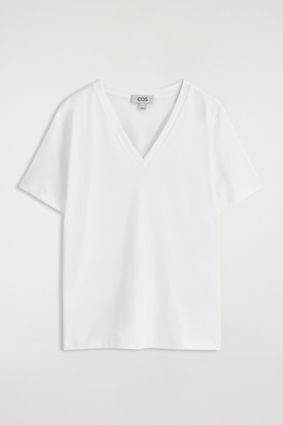 Tシャツ・カットソー ILLIGO Lace V-Neck Jersey T-Shirt 5BMR0213 LACE V-NECK JERSEY T-SHIRT WHITE - illigo | 60% - Asian