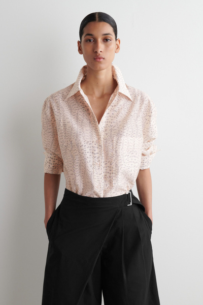 OFFSET OPEN PRINT SHIRTS | paratrait(パラトレイト
