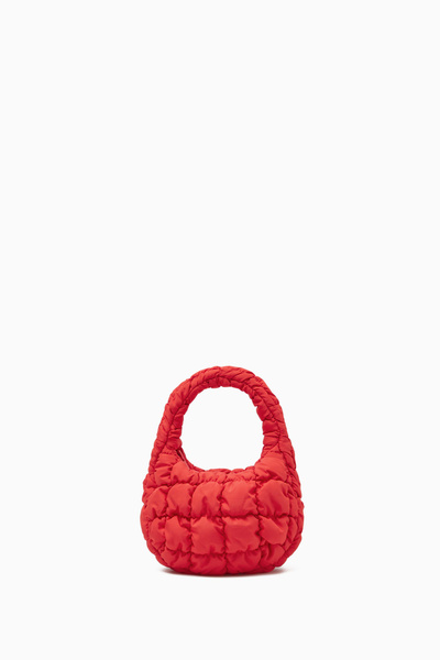 ◆大人気商品◆COS QUILTED MICRO BAG◆送料無料◆ QUILTED MICRO BAG - RED | COS