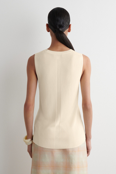 ワンピース rib aerial knit tank OP 7468_41352b865a_07bdeea1b2a65b