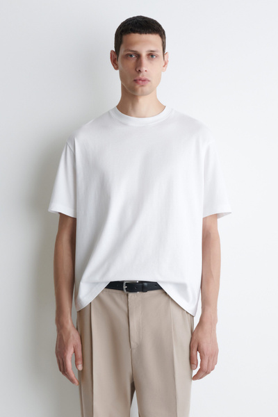 【送料&関税込】Bode T-shirt In White Cotton Bode Cobra printed cotton jersey T-shirt Bode