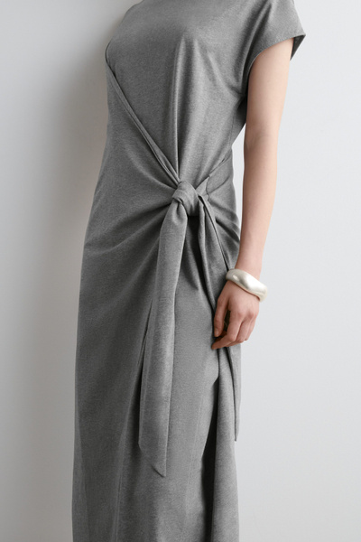 ワンピース KAOS Woman Dress Dove Grey QPJLE016 1066 Kaos Outlet: Dress woman - Dove Grey | Kaos dress QPJLE016