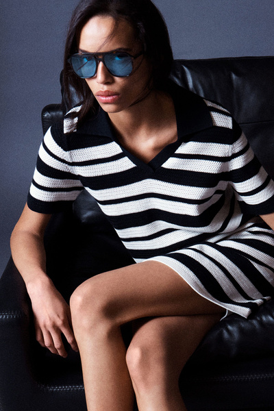 美品fetico STRIPE KNIT SHORT SLEEVE DRESS 美品fetico STRIPE KNIT SHORT SLEEVE DRESS - メルカリ