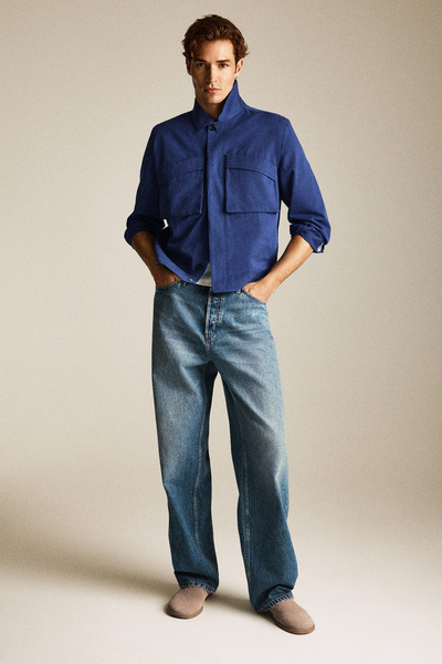 RIDER STRAIGHT-LEG JEANS - FADED BLUE | COS