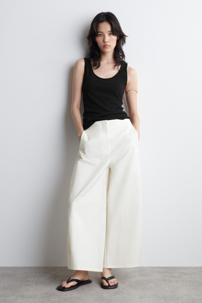 【新品未使用タグ付】NEAT Cotton Twill Wide Slacks 25AW】NEAT Cotton Twill Wide