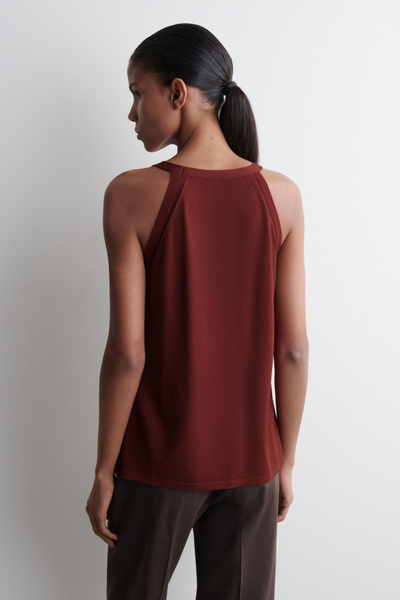 新品未使用　IIROT V Knit Tank_Black Deep V Tank Knit Dress – Another Tomorrow