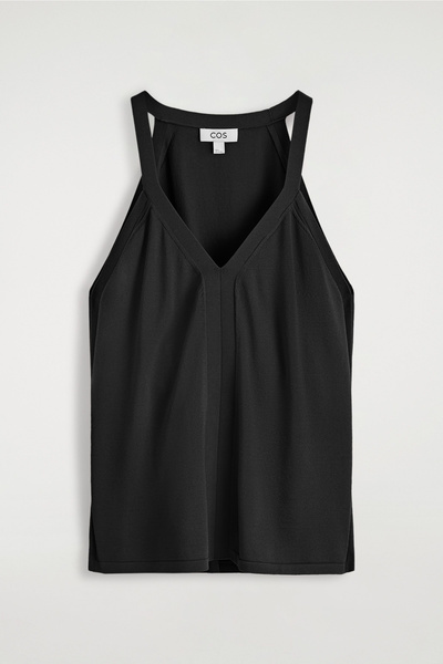 【限定値下げ・新品】andwang Cross lace tanktop 黒 Cross Over Lace Tank Top - Black | Fashion Nova