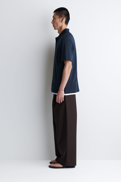 NILøS 22AW COTTON JERSEY 家紋 L/S T BLK/2 Interlock-Cotton Sweatshirt | SAAMI V1.Y9.01 | AlphaTauri