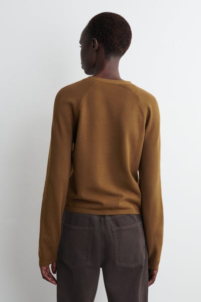 テンダーロイン　V NECK COTTON KNIT M BROWN テンダーロイン V NECK COTTON KNIT M BROWN