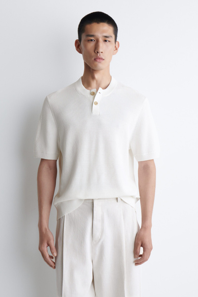 Tシャツ・カットソー TRILLION Washable boucle collar short sleeve knit MELANGE BL 71o2laM5kRL._AC_SY350_QL65_.jpg
