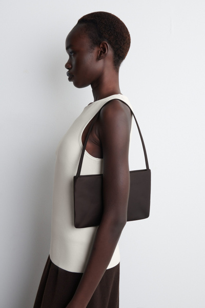バッグ Archive LEATHER SHOULDER BAG BLACK Maison Margiela Archive Maison Margiela Leather Shoulder Bag