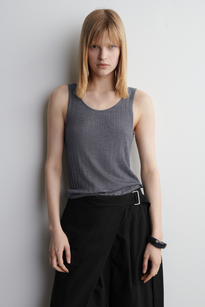 値下げ！ナゴンスタンス　24ss 新作　Drape tank top ナゴンスタンス24ss 新作Drape tank top
