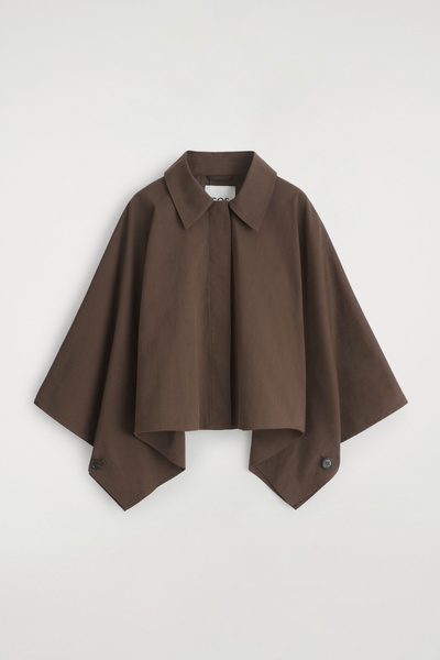 ジャケット・アウター ANATOMICA CAPE OFF BROWN ORGANIC WOOL Oasi Cashmere Cima Overjacket FW25 22117580 | Zegna US