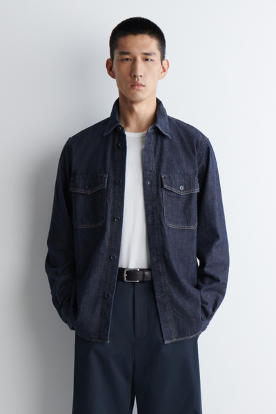 [LOW CLASSIC] / ☆ 25SS Lc DENIM SHIRT JACKET / DARK BLUE LOW CLASSIC