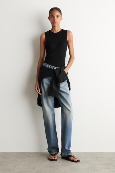 CHORD STRAIGHT-LEG JEANS - FADED BLUE | COS US