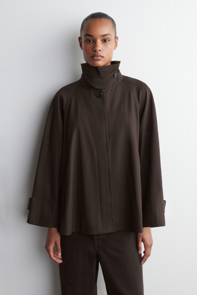 ジャケット・アウター Amiur / trench big cape coat Amiur】trench big cape coat