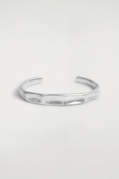 アクセサリー DOUBLE RL STERLING SILVER Hammered Cuff Hammered Sterling Silver Cuff | Cuff Links & Jewelry Men