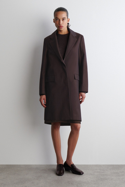 【関税・送料込み】COURREGES BURGUNDY COTTON CASUAL JACKET BURGUNDY COTTON CASUAL JACKET