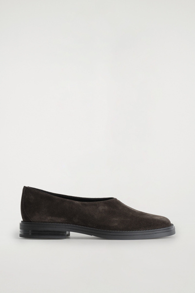 CHUNKY SUEDE SHOES - DARK BROWN | COS US display picture 3