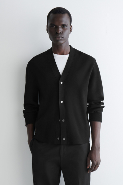 pois double mesh Cardigan【black】 pois double mesh Cardigan ブラック