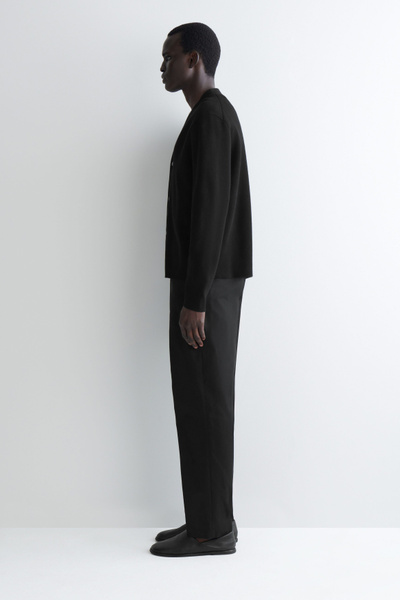 Coshian② DOUBLE-FACED KNITTED CARDIGAN - BLACK | COS US