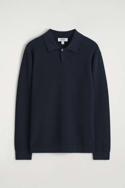 p　HARD TWIST MERINO KNIT BIG POLO p HARD TWIST MERINO KNIT BIG POLO 20240827_WP_00060_PoloSweater_