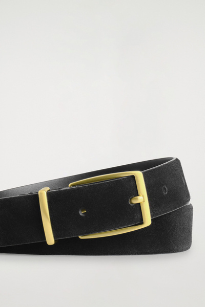 CLASSIC SUEDE BELT - BLACK | COS