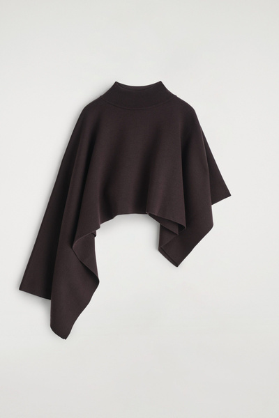 ポンチョ・ケープ Chloe Wool Asymmetric Cape 7f77db344f21f5365d20a665601722